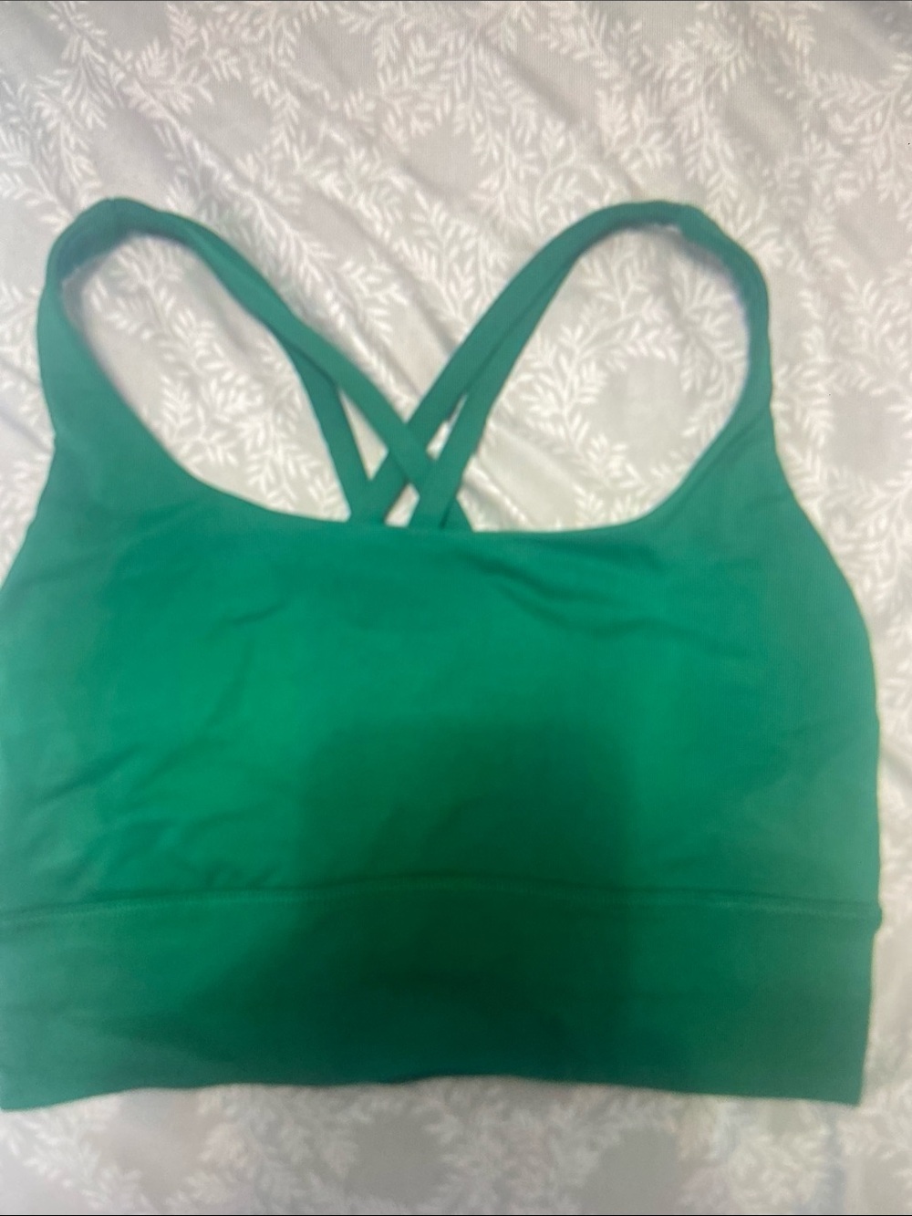 lululemon athletica Green Strappy Sports Bra